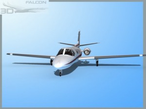 falcon3d citation v c560 fs12 3D Model
