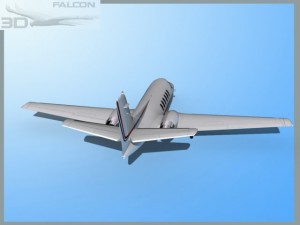 falcon3d citation v c560 fs12 3D Model