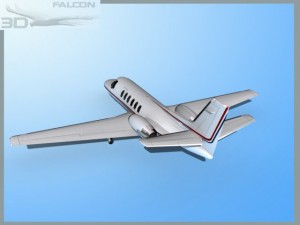 falcon3d citation v c560 fs12 3D Model