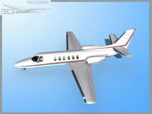 falcon3d citation v c560 fs12 3D Model