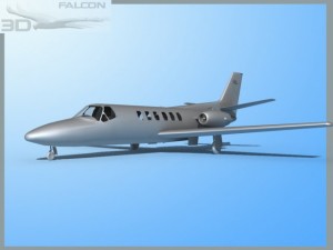 falcon3d citation v c560 fbm 3D 모델