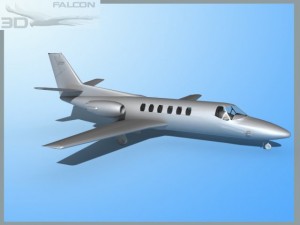falcon3d citation v c560 fbm 3D 모델