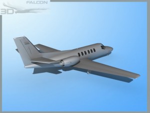 falcon3d citation v c560 fbm 3D 모델