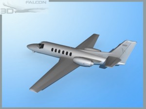 falcon3d citation v c560 fbm 3D 모델