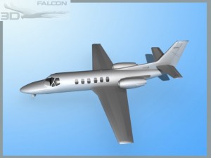 falcon3d citation v c560 fbm 3D 모델