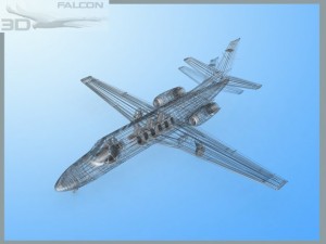 falcon3d citation v c560 fbm 3D 모델