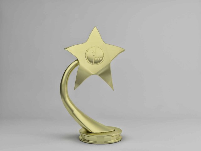 star statue 3D Model .c4d .max .obj .3ds .fbx .stl .blend 
