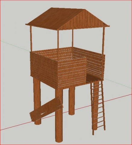 building Model 3D .c4d .max .obj .3ds .fbx .stl .blend 