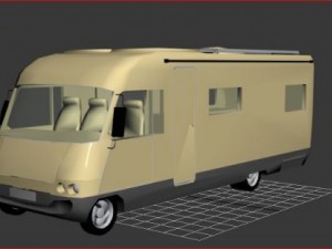 hymer camper Model 3D