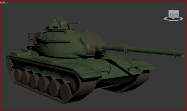 tankm60 Model 3D .c4d .max .obj .3ds .fbx .stl .blend 