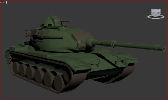 tankm60 3D Model .c4d .max .obj .3ds .fbx .stl .blend 