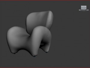 kreslo 3D Model