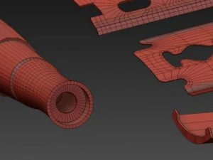 old russian razor 3D Model