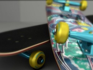 skateboard Modèle 3D