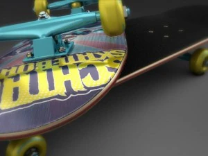 skateboard 3D Model