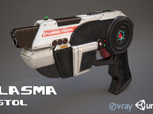 Plasma Pistol 3D Model