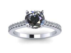 love solitaire diamond ring 3D Print Model