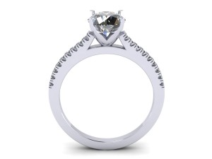 love solitaire diamond ring 3D Принт Модель