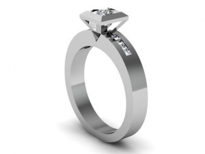 princess love wedding ring 3D Принт Модель