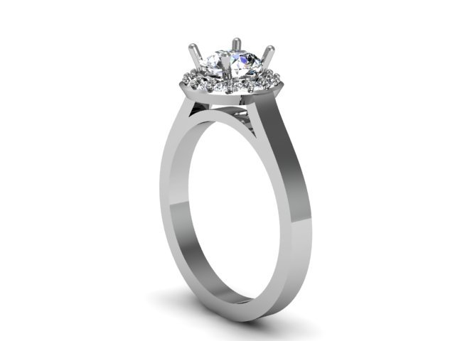 love engagement ring 3D Baskı Modeli .c4d .max .obj .3ds .fbx .stl .blend 