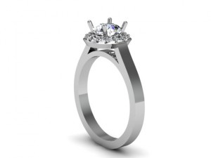 love engagement ring 3D Принт Модель