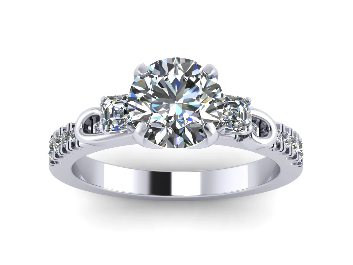 unique love wedding ring 3D Print Model .c4d .max .obj .3ds .fbx .stl .blend 