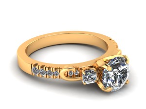 unique love wedding ring 3D Print Model
