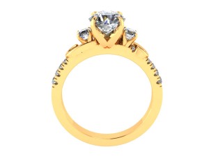 unique love wedding ring 3D Print Model