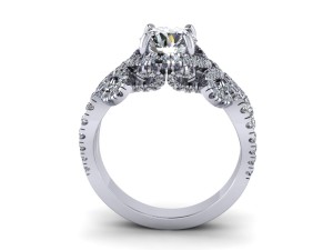 love flower wedding ring 3D Print Model