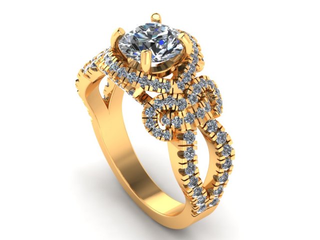 love flower wedding ring 3D Print Model .c4d .max .obj .3ds .fbx .stl .blend 