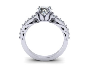 antique love diamond ring 3D Print Model