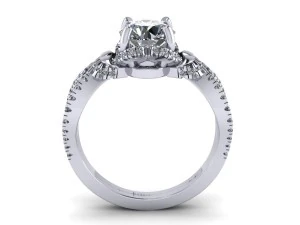 love pave set wedding ring 3D Print Model
