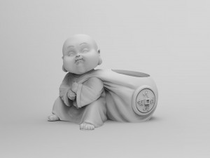 Baby Budha 3D Model