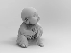 Baby Budha 3D Model