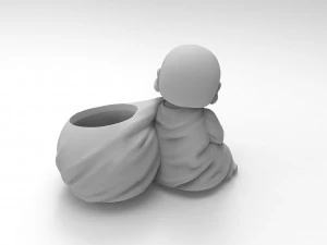 Baby Budha 3D Model