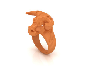Cow ring 3D Model