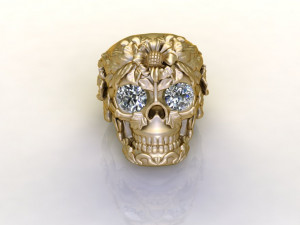 Skull Ring S1 3Dモデル