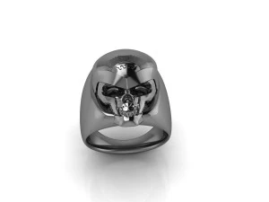 Skull Ring S12 3D Model