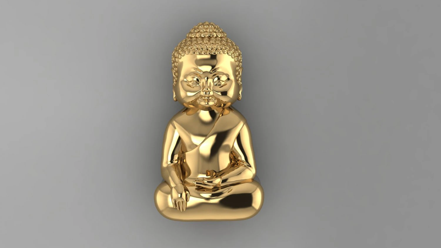 Baby Budha B03 3D Print Model .c4d .max .obj .3ds .fbx .stl .blend