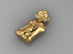 Baby Budha B04 Model Cetak 3D