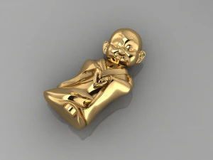 Baby Budha B04 3D Print Model