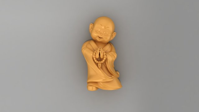 Baby Budha B05 Model do druku 3D .c4d .max .obj .3ds .fbx .stl .blend 