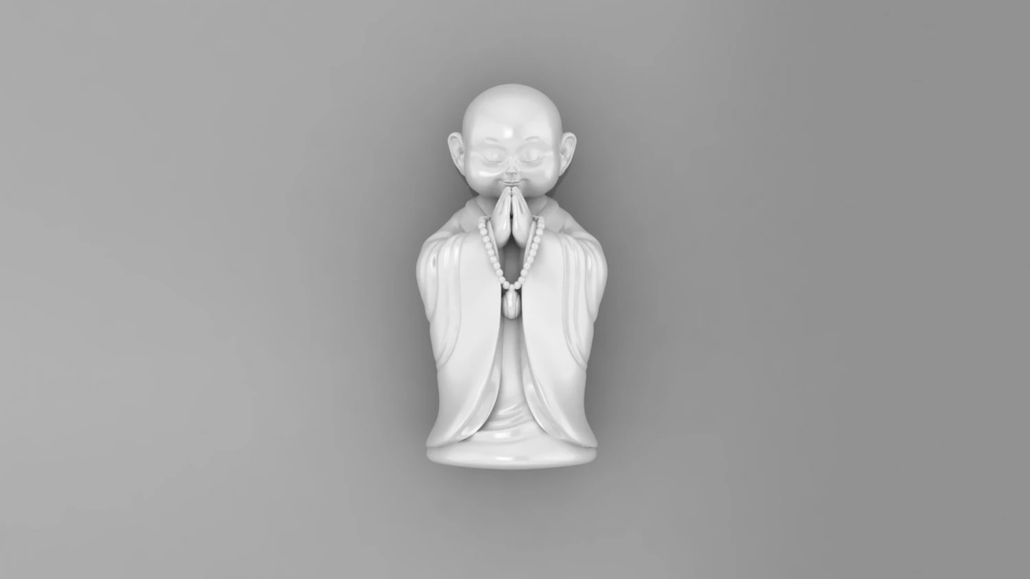 Baby Budha B06 3D Print Model .c4d .max .obj .3ds .fbx .stl .blend