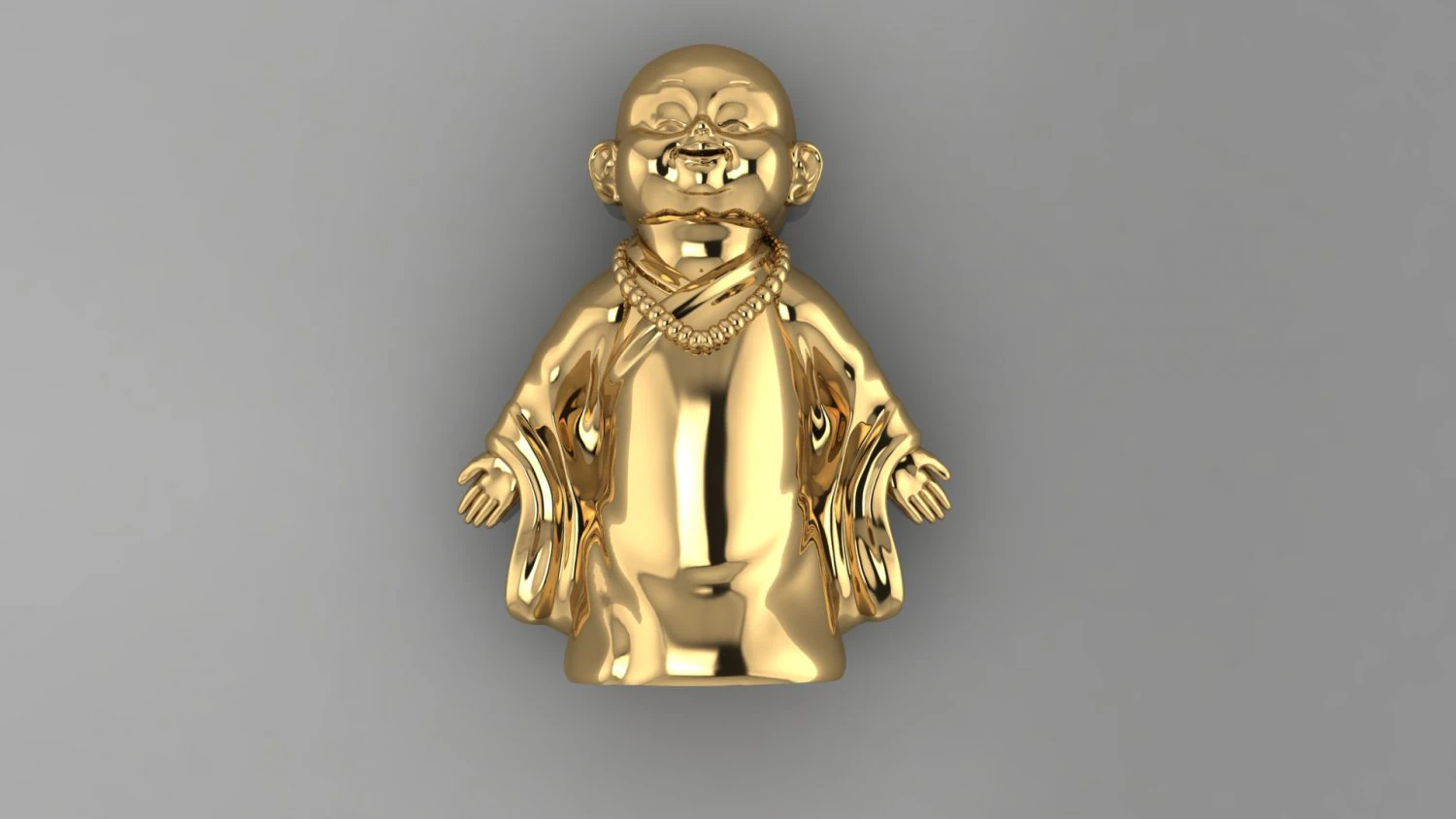 Baby Budha B07 3D Print Model .c4d .max .obj .3ds .fbx .stl .blend 