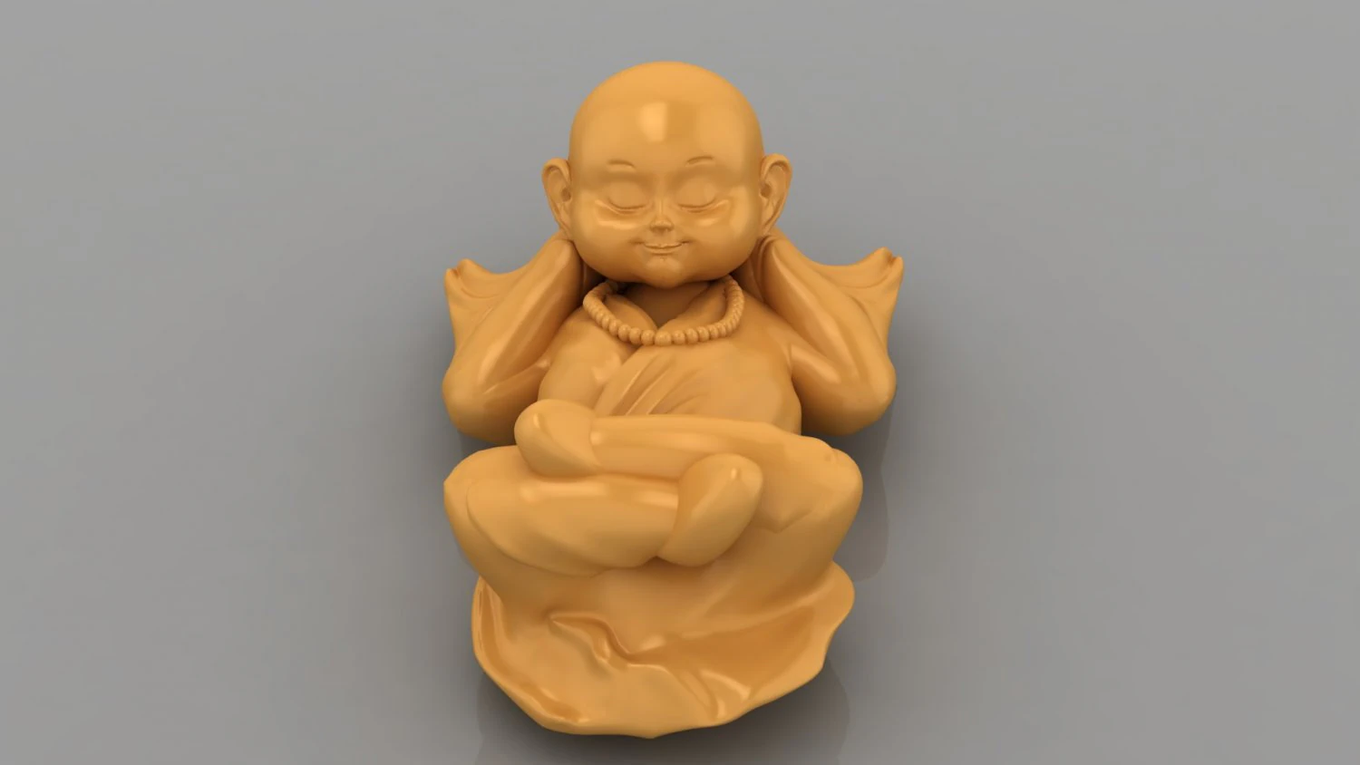 Baby Budha B15 3D Print Model .c4d .max .obj .3ds .fbx .stl .blend