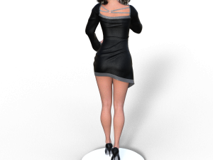 Lisa Sexy Girl Modèles 3D en vedette