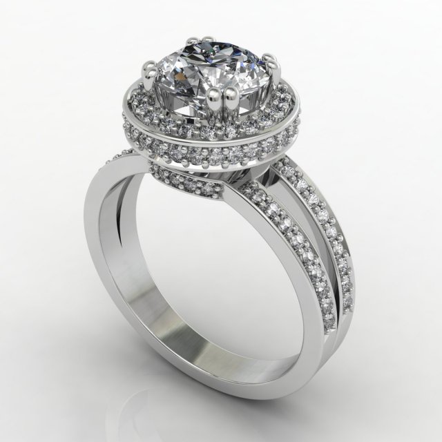 ai3d ring creative design 3D 模型 .c4d .max .obj .3ds .fbx .stl .blend 
