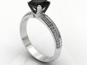 ai3d diamond ring design 3D Модель