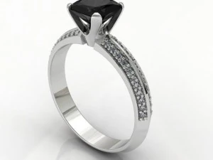 ai3d diamond ring design 3D Model