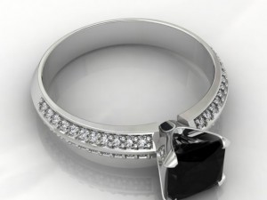 ai3d diamond ring design 3D Модель